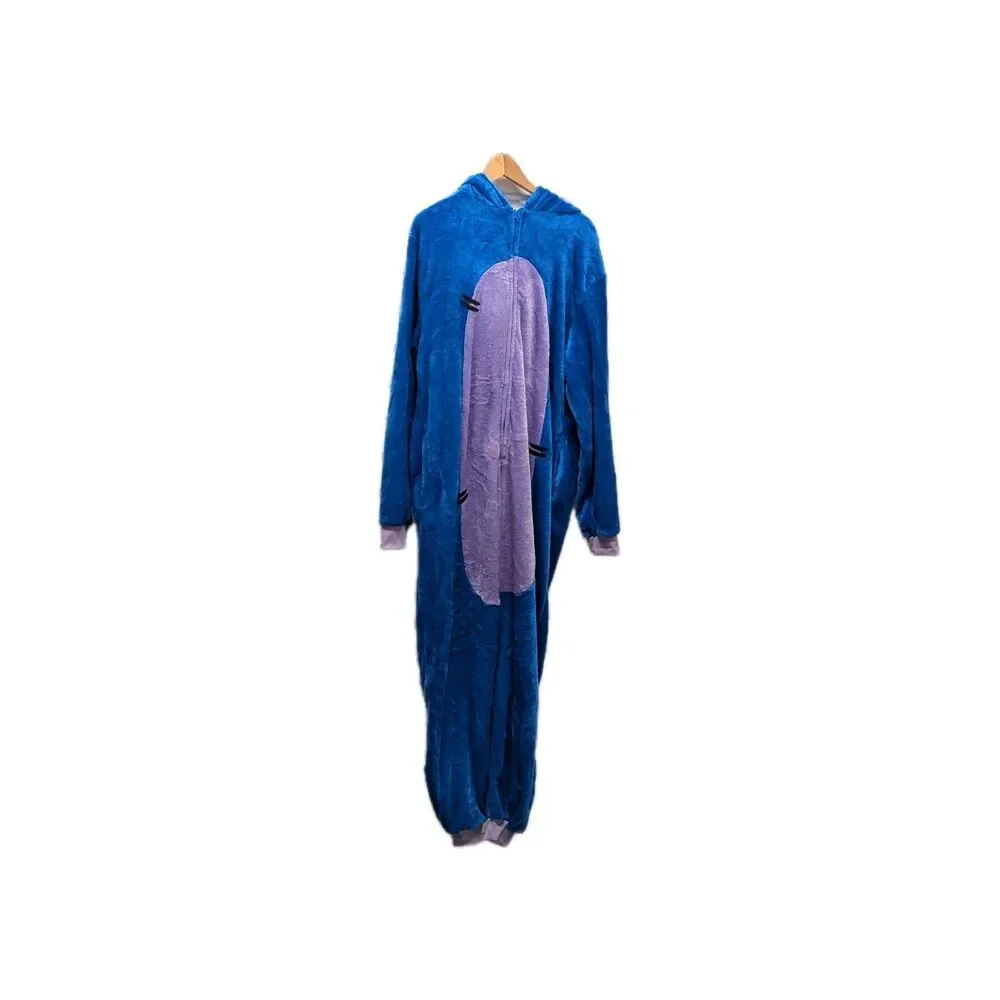 Disney Winnie The Pooh EEyore One Piece Hoodie Sleepwear Suit Anmi Bobu XL - Picture 2 of 6